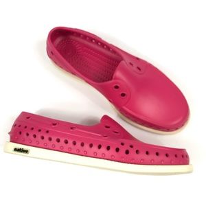 Hot pink Native HOWARD Boat Shoes Sz 5 Narrow